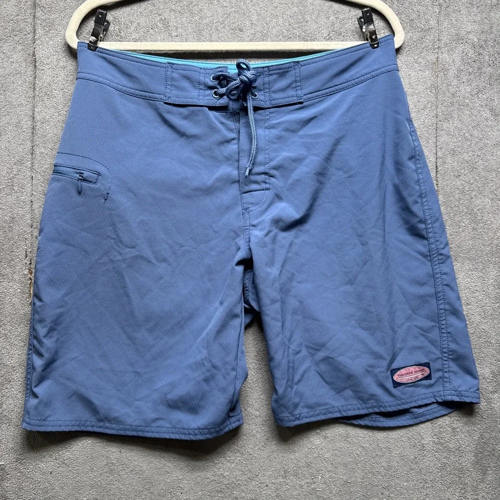 Vineyard Vines Board Shorts Men's 30 Blue Swim Trunks‎ Bottoms Surf Beachwear